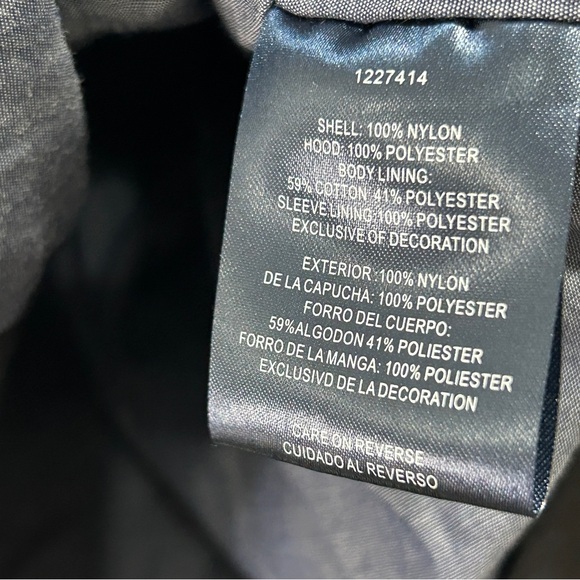 Tommy Hilfiger wind breaker jacket lined hidden hood XXL - Picture 6 of 8